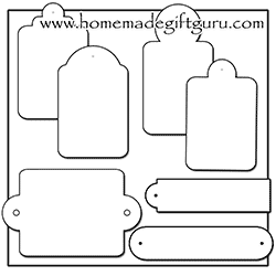 184 Free Printable Blank Gift Tags For DIY Recipes, Presents