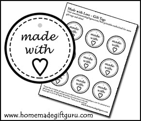 made with love labels printable