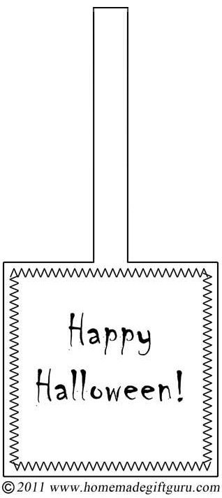 Happy Halloween! Get this free printable Halloween gift tag and decorate it however you choose.